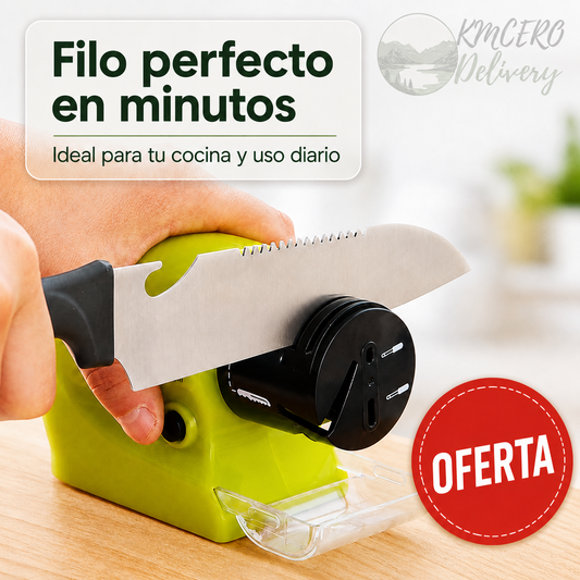Mini Afilador Eléctrico Profesional, tus cuchillos perfectos, como siempre has querido.
