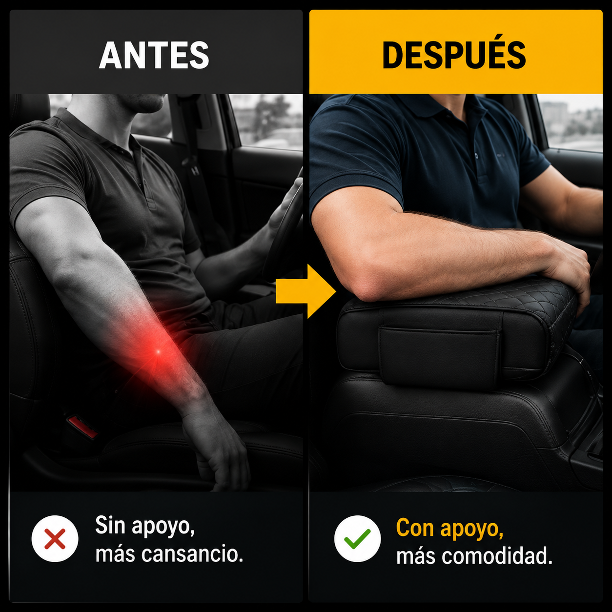 ConfortArm™ - Descansa tu brazo al manejar