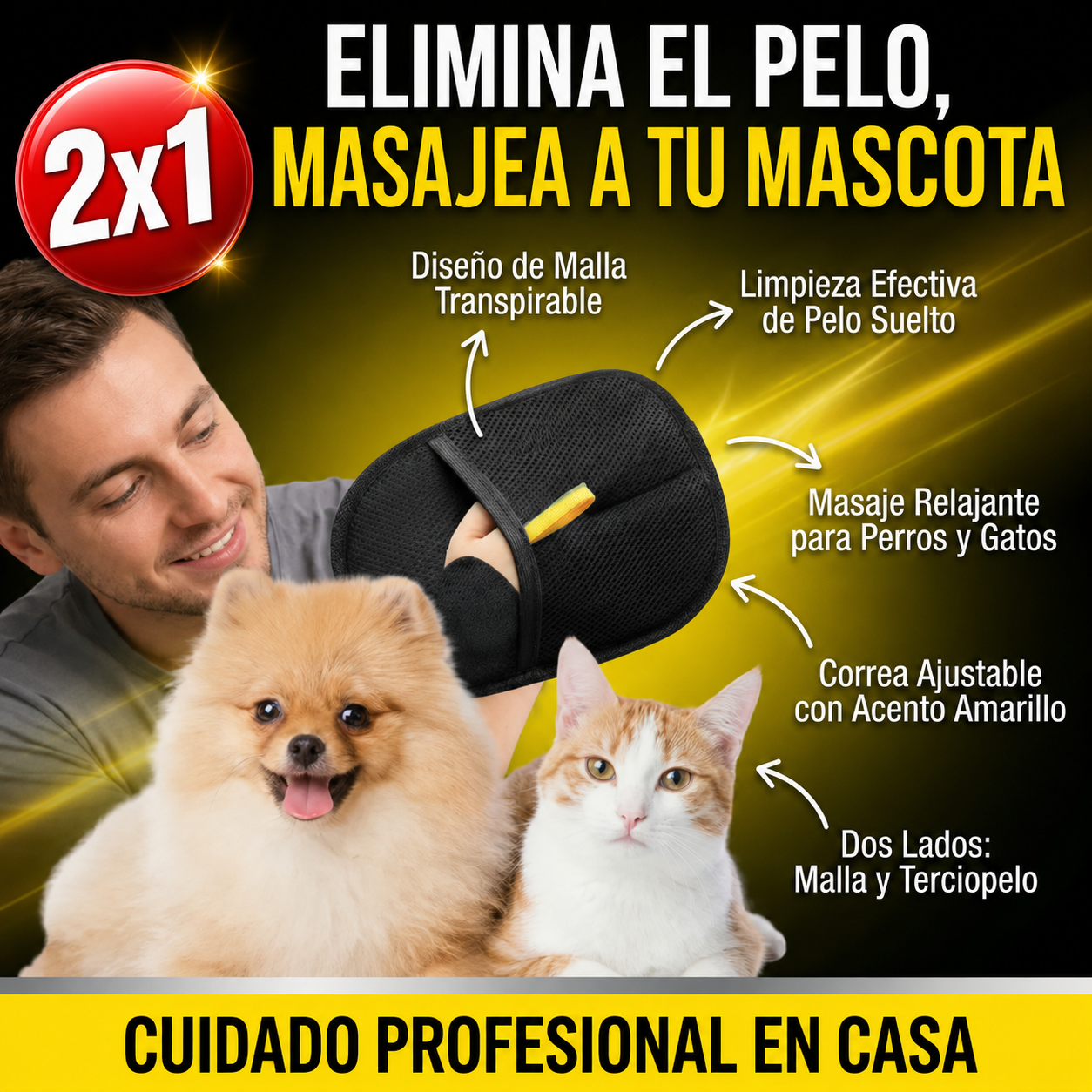 PeloStop™ - Cuida y limpia a tus mascotas sin estrés