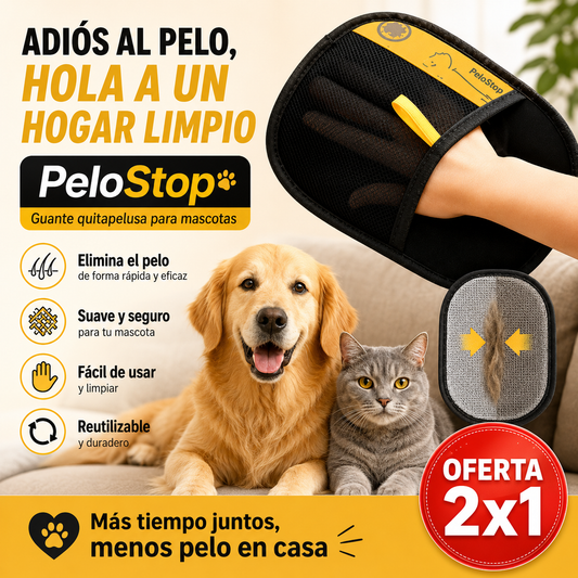 PeloStop™ - Cuida y limpia a tus mascotas sin estrés