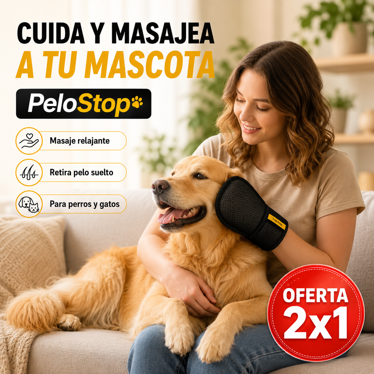PeloStop™ - Cuida y limpia a tus mascotas sin estrés