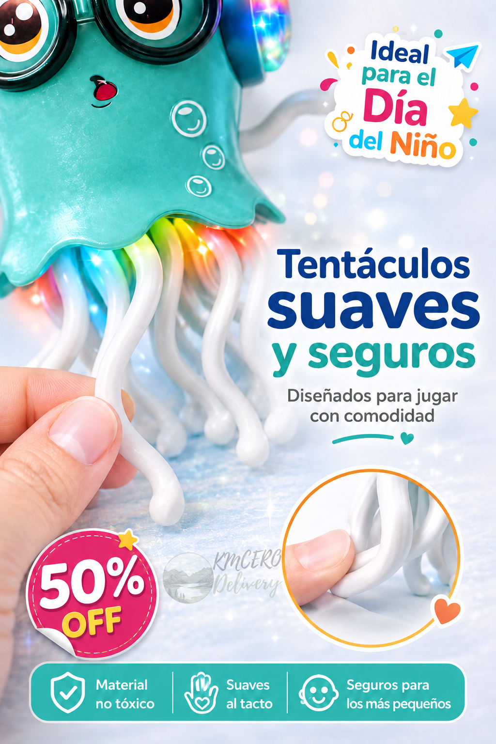 Medusa Bailarina Interactiva con Luces y Música - El mejor regalo para tu hijo