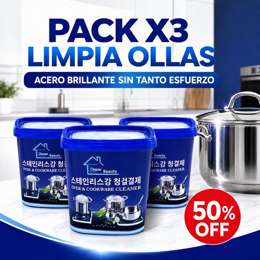 BrillaMax™ - Ollas limpias y relucientes